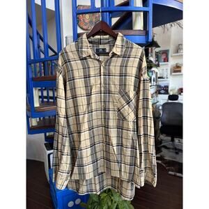 HARE Plaid Button-Up Shirt Japanese Designer  Size M